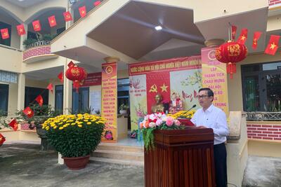 CHÀO CỜ VIẾNG NGHĨA TRANG LIỆT SĨ XÃ HÀNH ĐỨC - HÀNH TRUNG VÀ ĐỊA ĐẠO HIỆP PHỔ NAM XÃ HÀNH TRUNG NHÂN DỊP ĐẦU XUÂN ẤT TỴ NĂM 2025